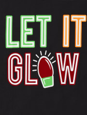 Adult Matching Family Glow Let It Glow Cotton Pajamas