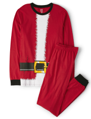 Adult Matching Family Santa Suit Cotton Pajamas