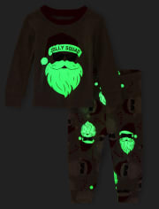Unisex Baby And Toddler Matching Family Glow Jolly Squad Snug Fit Cotton Pajamas