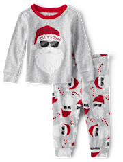 Unisex Baby And Toddler Matching Family Glow Jolly Squad Snug Fit Cotton Pajamas