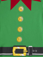 Kids Elf Suit Snug Fit Cotton Pajamas