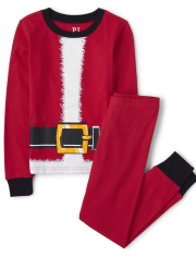 Kids Matching Family Santa Suit Snug Fit Cotton Pajamas