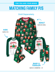 Unisex Kids Matching Family Merry Everything Snug Fit Cotton Pajamas