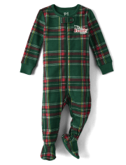 Unisex Baby And Toddler Matching Family We Are Family 2023 Snug Fit Cotton Footed One Piece Pajamas