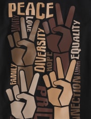 Camiseta con gráfico Peace Hands para niños
