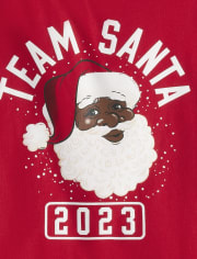 Unisex Baby And Toddler Matching Family Team Santa Graphic Tee