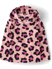 Toddler Girls Print Glacier Fleece Hoodie