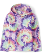 Girls Print Glacier Fleece Hoodie