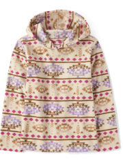 Girls Print Glacier Fleece Hoodie