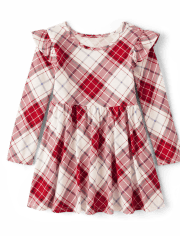 Baby And Toddler Girls Plaid Everyday Dress