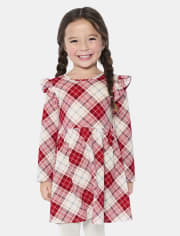 Baby And Toddler Girls Plaid Everyday Dress