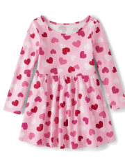 Baby And Toddler Girls Heart Everyday Dress