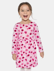 Baby And Toddler Girls Heart Everyday Dress