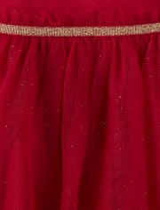Baby And Toddler Girls Heart Mesh Tutu Dress