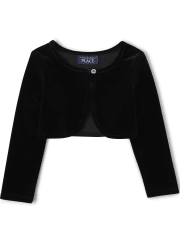 Toddler Girls Velour Shrug