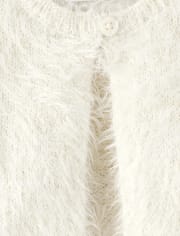Toddler Girls Eyelash Cardigan