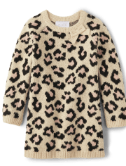 Baby sales leopard sweater