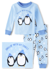 Unisex Baby And Toddler Penguin Snug Fit Cotton Pajamas