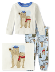 Baby And Toddler Bear Snug Fit Cotton Pajamas