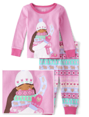 Baby And Toddler Girls Girl Snug Fit Cotton Pajamas