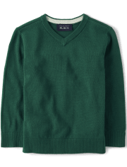 Baby And Toddler Boys V-Neck Sweater