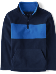 Boys Colorblock Glacier Fleece Half-Zip Pullover