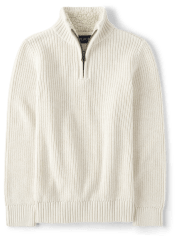 Boys Dad And Me Quarter-Zip Sweater