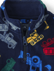 Toddler Boys Print Glacier Fleece Half-Zip Pullover