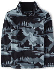 Jersey de forro polar con media cremallera Mountain Glacier para niños