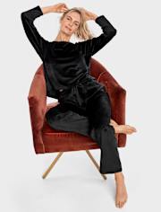 Pijamas de terciopelo para mujer