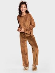 Pijamas de terciopelo para mujer