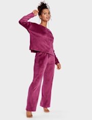 Pijamas de terciopelo para mujer