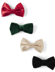 Girls Bow Hair Clip 4-Pack