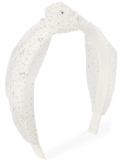 Girls Sequin Mesh Top Knot Headband