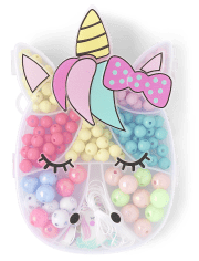 Girls Unicorn DIY Beaded Bracelet Set