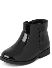 Children's place black boots top
