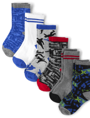 Lot de 6 paires de chaussettes Ninja Crew pour garçon