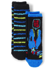 Pack de 2 calcetines acogedores Dino para niños