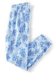 Womens Floral Thermal Pajama Pants