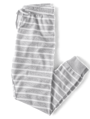 Mens Striped Thermal Pajama Pants