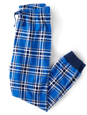 Mens Plaid Thermal Pajama Pants