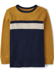 Boys Colorblock Thermal Top