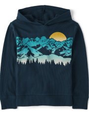 Camiseta térmica con capucha para niños