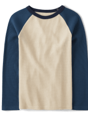 Top térmico con bloques de color para niños