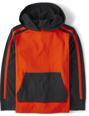 Haut à capuche color block pour garçon