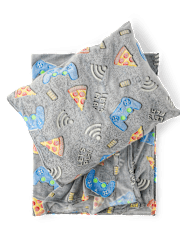 Boys Glow Gamer Blanket And Pillowcase 2-Piece Set