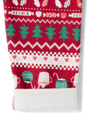 Girls Print French Terry Cozy Leggings