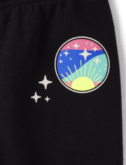 Girls Colorblock French Terry Jogger Pants