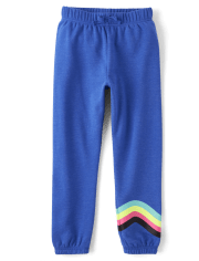 Girls Graphic French Terry Jogger Pants