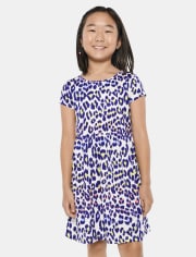 Vestido diario estampado para niñas